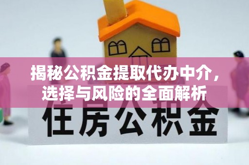 海北揭秘公积金提取代办中介，选择与风险的全面解析
